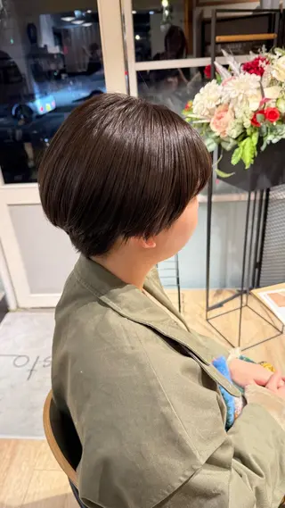 ショート 森本 朝香のヘアスタイル