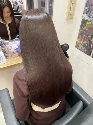 ロング 💖推しカラー💖 オタク美容師✂ゆづきのヘアスタイル