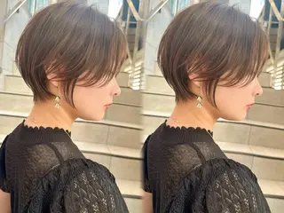 ショート カラー 縮毛矯正✨🫧 レイヤー川村利幸のヘアスタイル