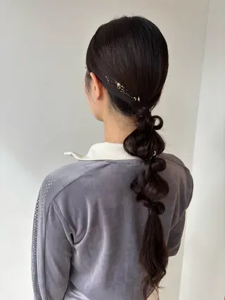 ヘアアレンジ 長内 もえのヘアスタイル