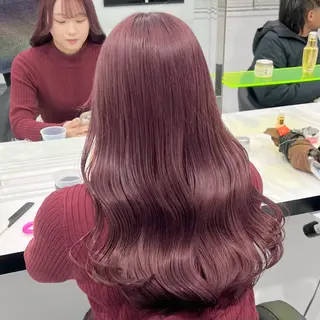 セミロング カラー 💖札幌カラー 指名No.1💖玲奈のヘアスタイル