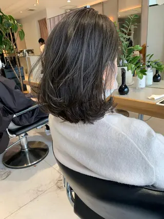 ミディアム 柔らか透け感カラー 🌿ムロヤリョウスケのヘアスタイル
