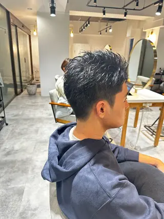 メンズ 池田 玖留美のヘアスタイル