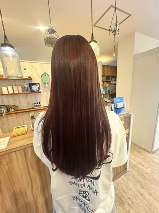 ロング 古澤 あかねのヘアスタイル