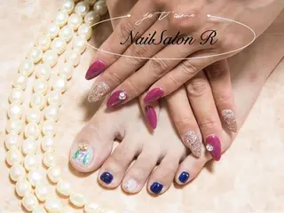 ネイル NailSalonR 宮里のネイルデザイン