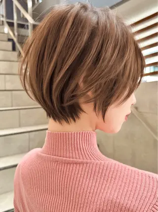 ショート レイヤー❣️縮毛矯 川村利幸のヘアスタイル