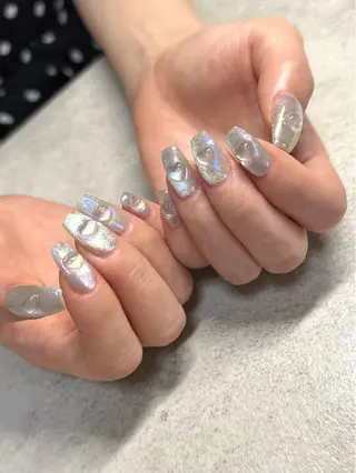 ネイル ネイルルーム チャームのネイルデザイン