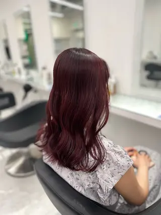 セミロング カラー ❄最強かわいいカラー ❄️MINA❄️のヘアスタイル
