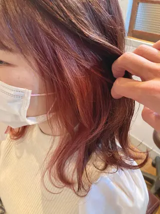 ロング タカツド ユウキのヘアスタイル