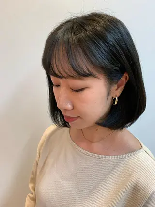 ミディアム 高橋 沙希のヘアスタイル