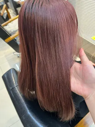 セミロング カラー ヘアアレンジ メンズ キッズ ネイル マツエク・マツパ アイブロウ 透明感カラー🤎 ゆりのヘアスタイル