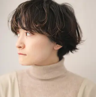 ショート カラー 坂本 裕介/パーマのヘアスタイル
