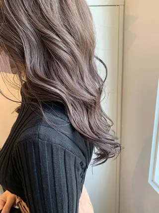 セミロング カラー amy.所属・メンズカットパーマ/ ブリーチ高柳将太のヘアスタイル