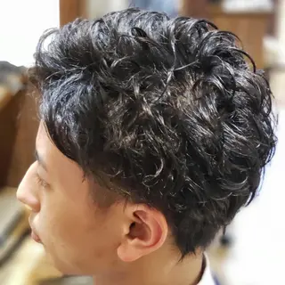 パーマ 槌本 健成のヘアスタイル