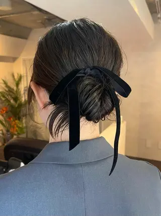 ミディアム カチモリ/タイト渋谷 アレンジyuinaのヘアスタイル