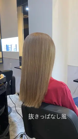 ロング カラー ブリーチカラーと、髪 質改善。HARUKAのヘアスタイル