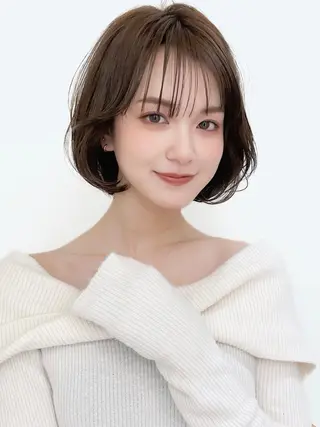 ショート 小顔ボブ jilblanカホのヘアスタイル