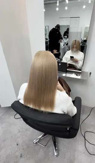 セミロング 🫧髪質改善 講師🫧🍎幹細胞のヘアスタイル