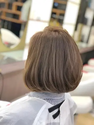 ミディアム カラー 北川大輔🌟 小顔レイヤーカットのヘアスタイル