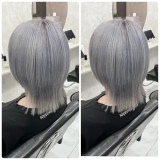 ショート 🦋ハイトーン🦋 石山 希理🦋のヘアスタイル