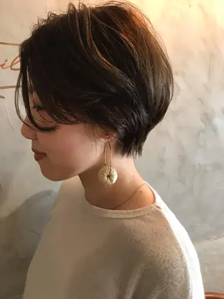 ショート さの あやねのヘアスタイル