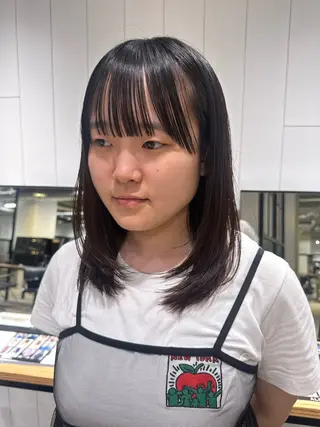 ミディアム 🌷モア 🌷暖色カラー・ボブのヘアスタイル