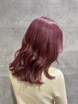 セミロング カラー Picasso かせぎのヘアスタイル