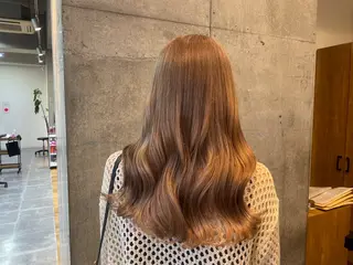 ロング カラー 齋藤 結愛のヘアスタイル