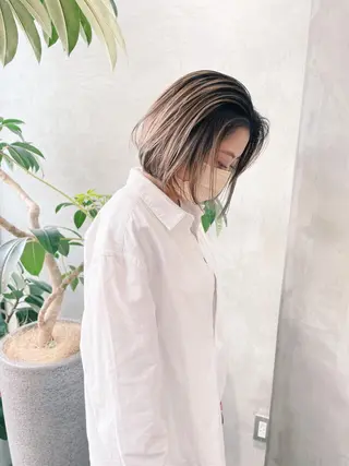 ショート カラー 韓国ヘア 店長NEGIのヘアスタイル