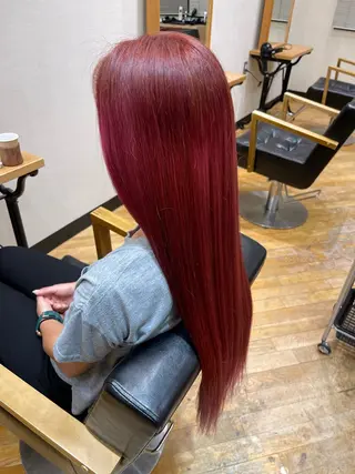 ロング カラー 佐藤 海璃のヘアスタイル