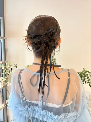 セミロング カラー ヘアアレンジ 透明感カラー/ レイヤーkotonoのヘアスタイル