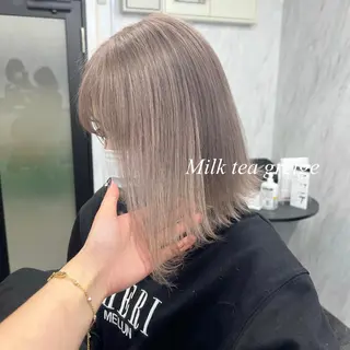 ショート カラー シールエクステ特化 ハイトーン、NANAのヘアスタイル