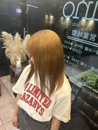 セミロング カラー 西田辺/ タカスナオヤのヘアスタイル