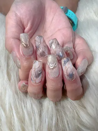 ネイル Koa woodのネイルデザイン