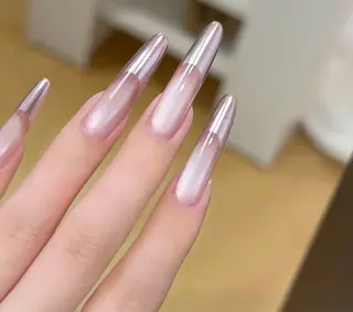 ネイル MoriseNail Jr研修💜はるかのネイルデザイン