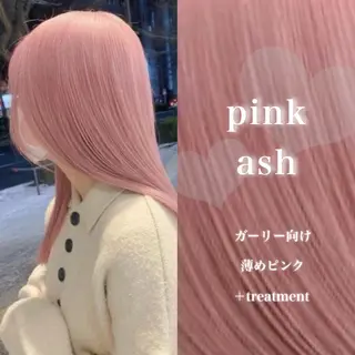 ロング カラー 韓国風艶髪🎀 暖色カラー🤍のヘアスタイル
