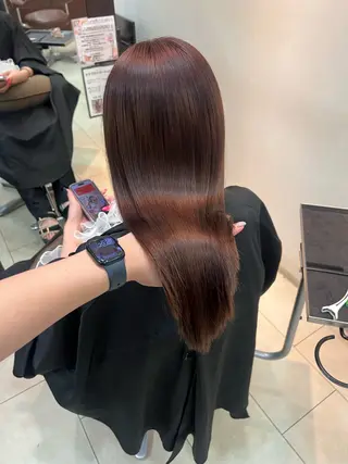 ロング 田中 月菜/副店長のヘアスタイル
