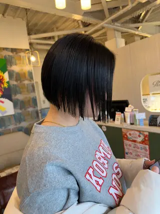 ミディアム 加藤 大河のヘアスタイル