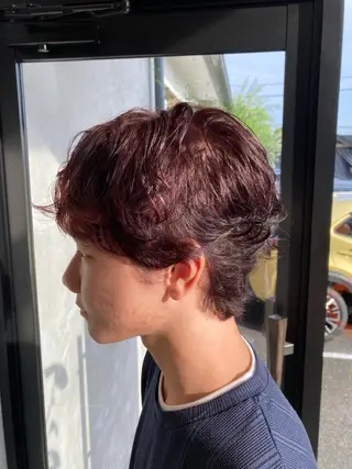 カラー メンズ 大西 瞭弘のヘアスタイル