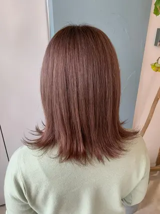 ミディアム カラー 船津武俊 フナツタケトシのヘアスタイル