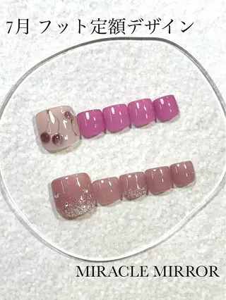 ネイル ミラクルミラー 町野のネイルデザイン