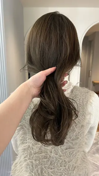 ミディアム カラー じゅわっと暖色カラー 🍊Moemiのヘアスタイル