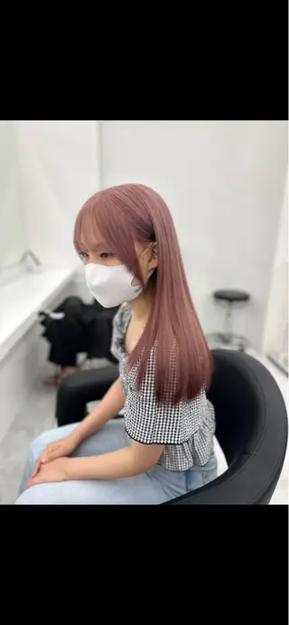 ロング カラー パーマ ヘアアレンジ メンズ キッズ ♥️韓国ヘア レイヤー♥️ゆりのヘアスタイル