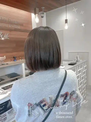 ミディアム パーマ やまこし 美裕樹のヘアスタイル