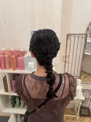 ロング ヘアアレンジ 0円カラーモデル🚺 ／坂本詩穂🌟彡のヘアスタイル