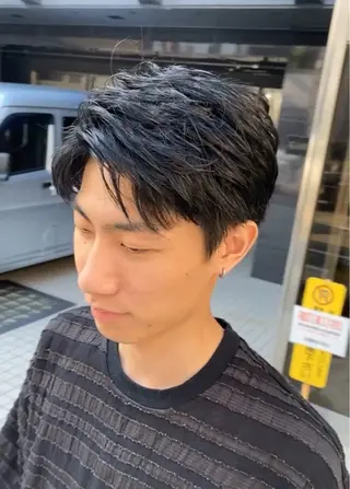 ショート メンズ 茶屋町メンズサロン 小野湧翔のヘアスタイル