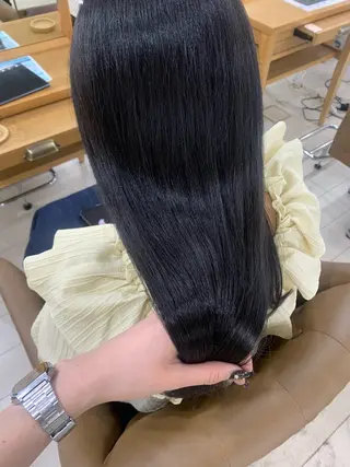 ロング カラー riho🪻暗髪/ 色持ちがいいカラーのヘアスタイル