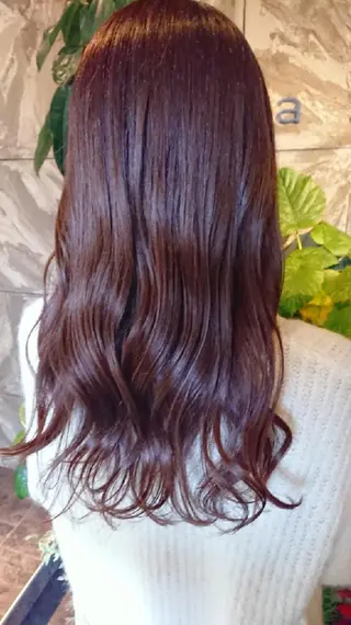 ロング カラー 清水 旭美のヘアスタイル