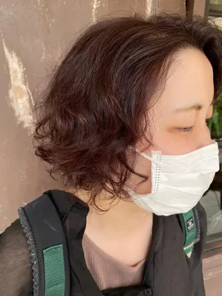 ショート カラー 川越 輝梨奈のヘアスタイル