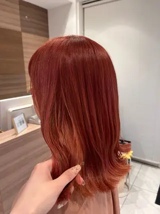 セミロング カラー 🇰🇷韓国ヘア 🇰🇷SAKURAのヘアスタイル